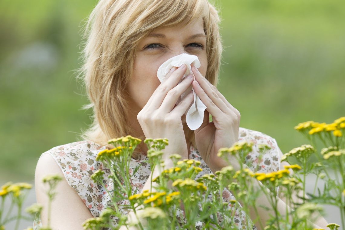 Аллергия на растения, фото, симптомы.